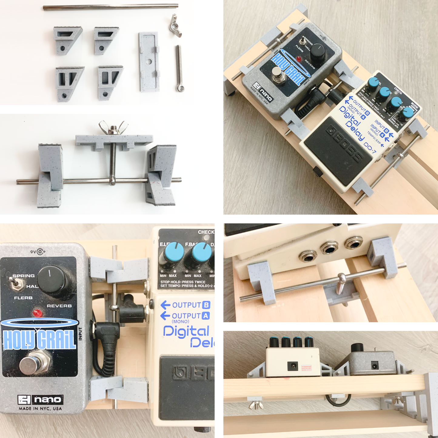DIY Pedalboard Brackets for Common Lumber