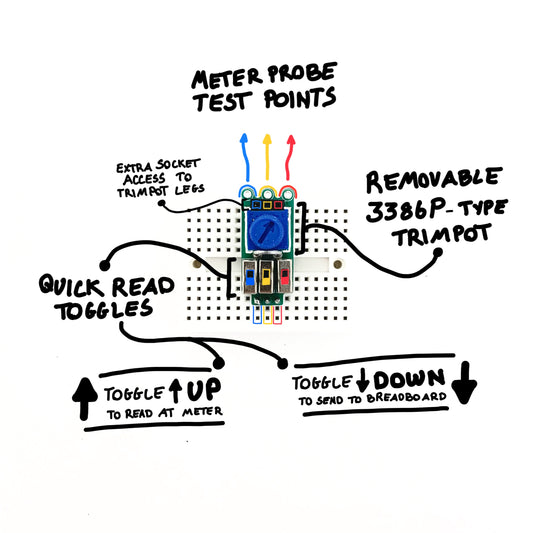 Breadboard Breakout - TrimSpot 3386P