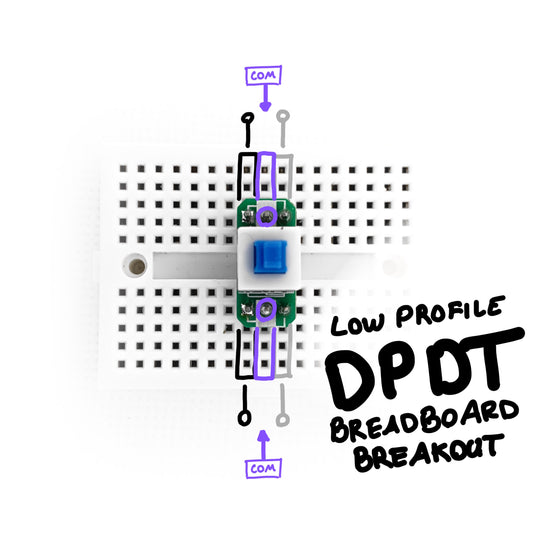 Breadboard Breakout - Switch DPDT