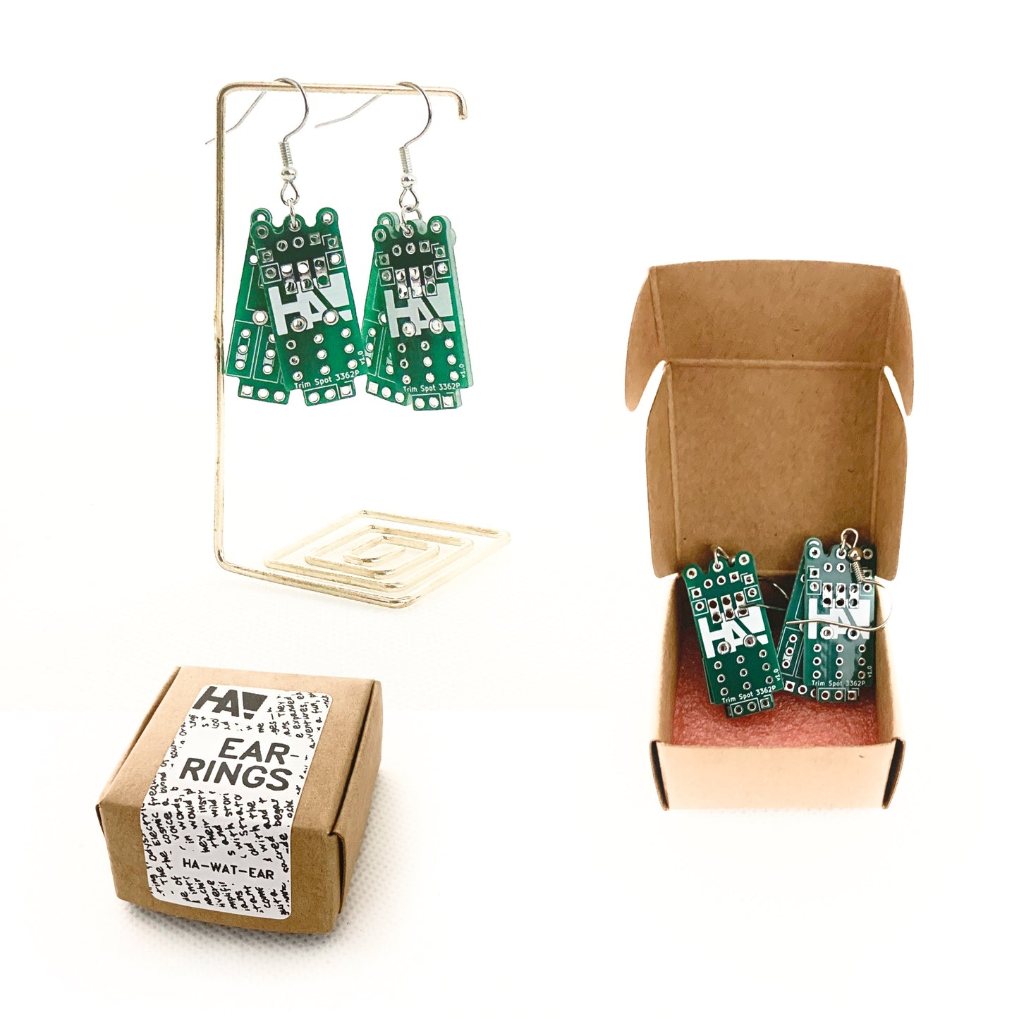 Earrings "Without a trace"