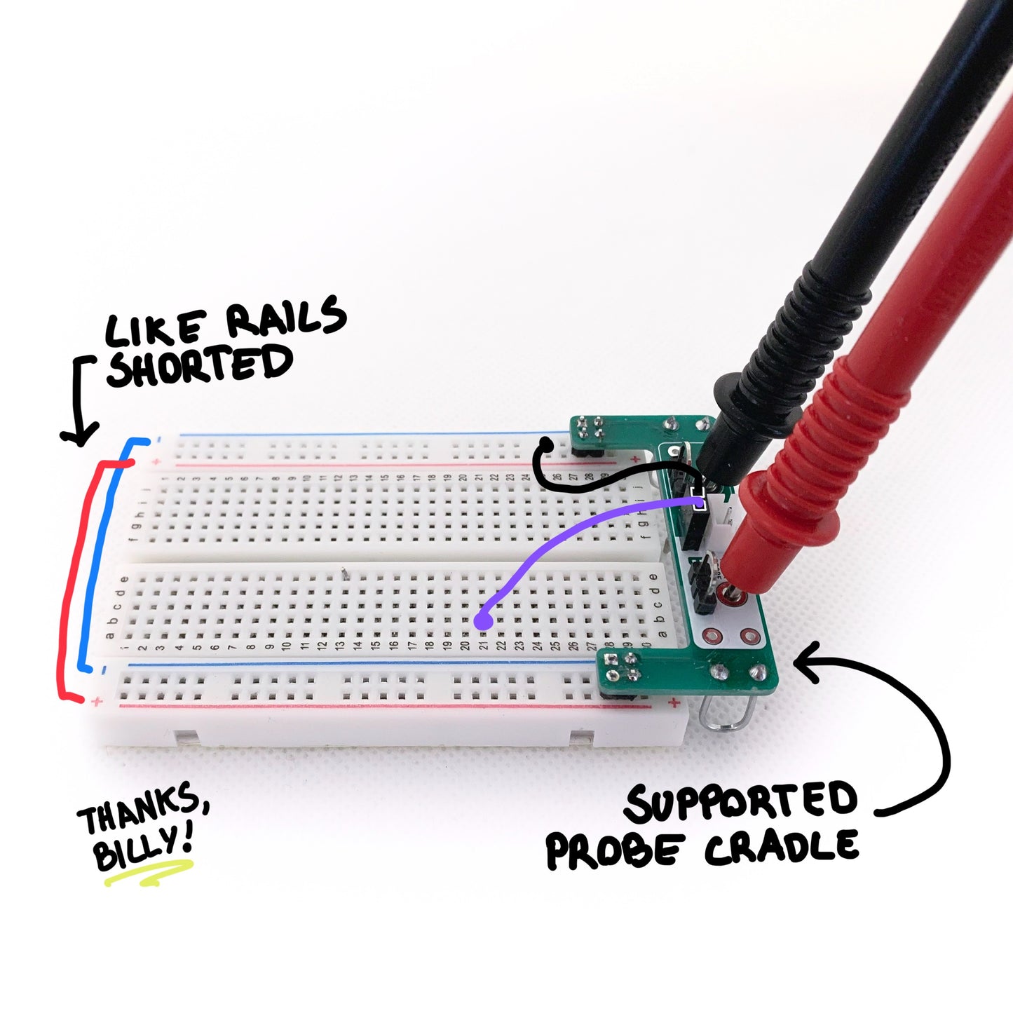 Breadboard Breakout - Probe Caddy